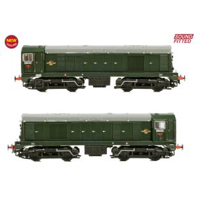Graham Farish 371-030ASF N Gauge Class 20 D8032 BR Green Disc Headcode & Tablet Catcher DCC Sound Fitted