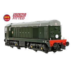 Graham Farish 371-030BSF N Gauge Class 20 D8102 BR Green Disc Headcode & Tablet Catcher Recess DCC Sound Fitted