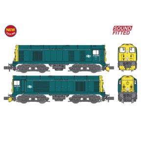 Graham Farish 371-032CSF N Gauge Class 20 20098 BR Blue Disc Headcode & Tablet Catcher Recess DCC Sound Fitted