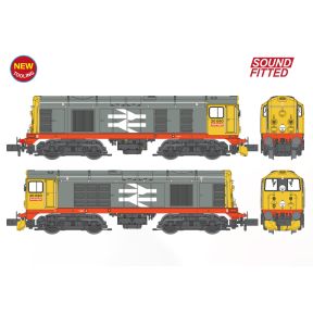 Graham Farish 371-039SF N Gauge Class 20 20090 BR Railfreight Red Stripe Disc Headcode DCC Sound Fitted