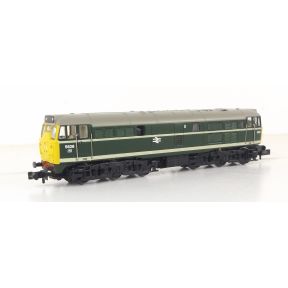 Graham Farish 371-110-SH N Gauge Class 31 D5826 BR Green Full Yellow Ends DCC Sound Fitted