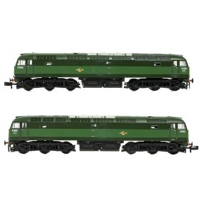 Graham Farish 371-825D N Gauge Class 47 D1565 BR Green Small Yellow Panels