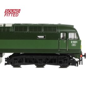 Graham Farish 371-825ESF N Gauge Class 47 D1601 BR Green Small Yellow Panels DCC Sound Fitted