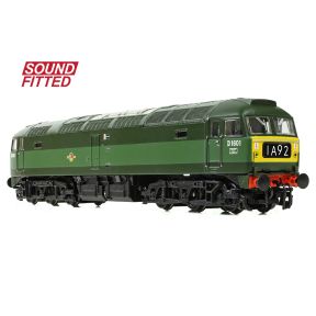 Graham Farish 371-825ESF N Gauge Class 47 D1601 BR Green Small Yellow Panels DCC Sound Fitted
