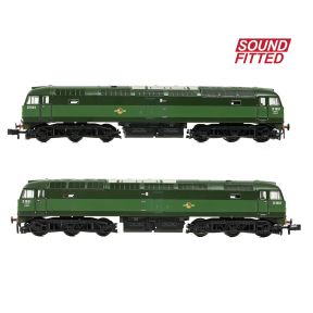 Graham Farish 371-825ESF N Gauge Class 47 D1601 BR Green Small Yellow Panels DCC Sound Fitted