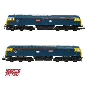 Graham Farish 371-829ASF N Gauge Class 47 47425 'Holbeck' BR Blue DCC Sound Fitted