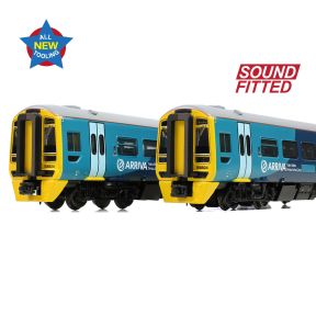 Graham Farish 371-854SF N Gauge Class 158 2 Car DMU 158824 Arriva Trains Wales Revised DCC Sound Fitted