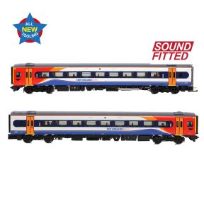 Graham Farish 371-855SF N Gauge Class 158 2 Car DMU 158773 East Midlands Trains DCC Sound Fitted