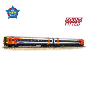 Graham Farish 371-855SF N Gauge Class 158 2 Car DMU 158773 East Midlands Trains DCC Sound Fitted