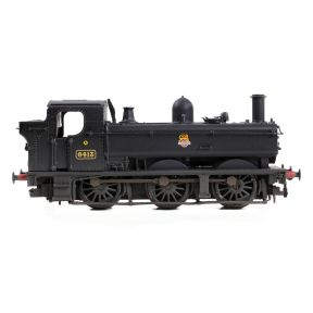 Graham Farish 371-986C N Gauge GW 64XX Pannier Tank 6413 BR Black Early Crest Weathered