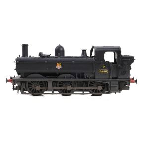Graham Farish 371-986C N Gauge GW 64XX Pannier Tank 6413 BR Black Early Crest Weathered