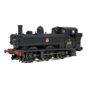 Graham Farish 371-986C N Gauge GW 64XX Pannier Tank 6413 BR Black Early Crest Weathered