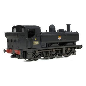 Graham Farish 371-986C N Gauge GW 64XX Pannier Tank 6413 BR Black Early Crest Weathered