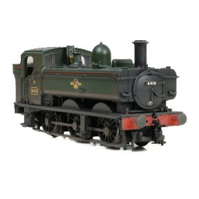 Graham Farish 371-987B N Gauge GW 64XX Pannier Tank 6416 BR Lined Green Late Crest Weathered