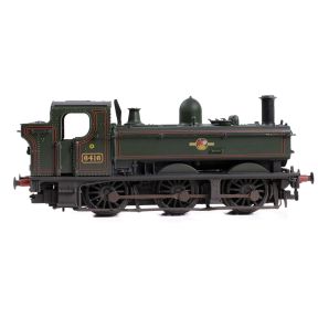 Graham Farish 371-987B N Gauge GW 64XX Pannier Tank 6416 BR Lined Green Late Crest Weathered