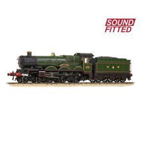 Bachmann 372-034SF  N Gauge GW Castle 4-6-0 5055 'Earl of Eldon' GW Lined Green GW Crest DCC Sound Fitted