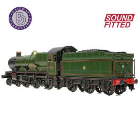 Graham Farish 372-035SF N Gauge GW Castle 4-6-0 4082 'Windsor Castle' GW Green Shirtbutton DCC Sound Fitted