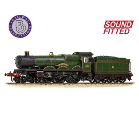 Graham Farish 372-035SF N Gauge GW Castle 4-6-0 4082 'Windsor Castle' GW Green Shirtbutton DCC Sound Fitted