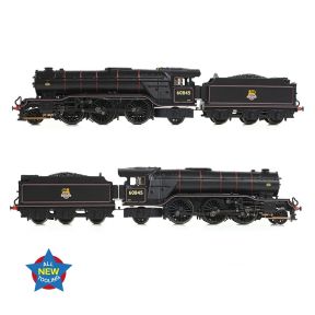 Graham Farish 372-612 N Gauge LNER V2 60845 BR Lined Black Early Crest