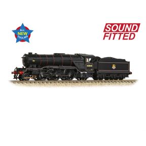 Graham Farish 372-612SF N Gauge LNER V2 60845 BR Lined Black Early Crest DCC Sound Fitted