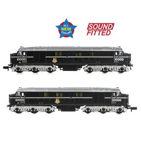 Graham Farish 372-912SF N Gauge LMS 10000 BR Black Early Emblem DCC Sound Fitted