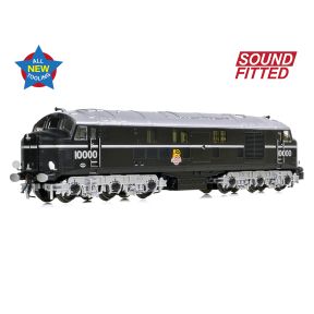 Graham Farish 372-912SF N Gauge LMS 10000 BR Black Early Emblem DCC Sound Fitted