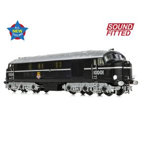 Graham Farish 372-913SF N Gauge LMS 10001 BR Black Early Emblem DCC Sound Fitted