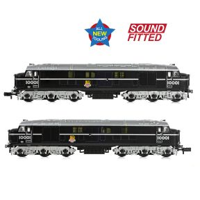 Graham Farish 372-913SF N Gauge LMS 10001 BR Black Early Emblem DCC Sound Fitted