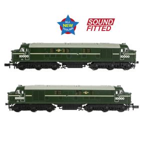 Graham Farish 372-914SF N Gauge LMS 10000 BR Green Late Crest DCC Sound Fitted