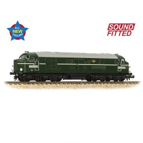 Graham Farish 372-914SF N Gauge LMS 10000 BR Green Late Crest DCC Sound Fitted