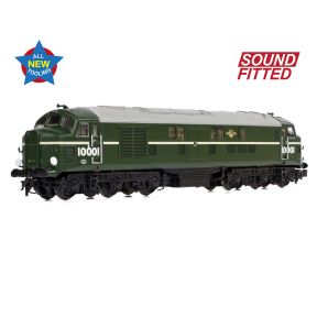 Graham Farish 372-915SF N Gauge LMS 10001 BR Green Late Crest DCC Sound Fitted