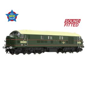 Graham Farish 372-917SF N Gauge LMS 10001 BR Lined Green DCC Sound Fitted