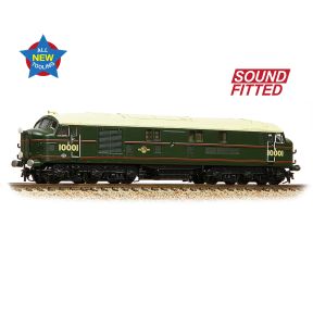 Graham Farish 372-917SF N Gauge LMS 10001 BR Lined Green DCC Sound Fitted