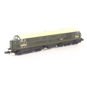 Graham Farish 372-917SF-SH N Gauge LMS 10001 BR Green Late Crest DCC Sound Fitted
