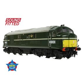 Graham Farish 372-918SF N Gauge LMS 10001 BR Green Small Yellow Panels DCC Sound Fitted