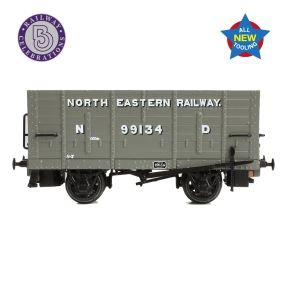 Graham Farish 373-375A N Gauge NER P7 Coal Hopper North Eastern Railway Grey ND