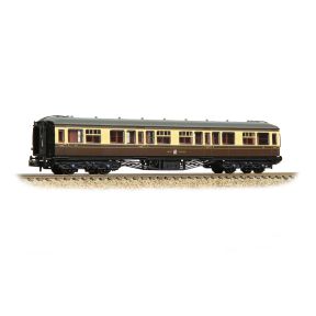 Graham Farish 374-536A N Gauge GW Hawksworth Third Corridor Coach GW Chocolate And Cream 859