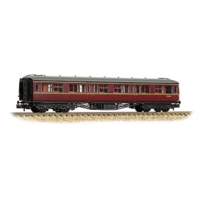 Graham Farish 374-537A N Gauge GW Hawksworth Second Corridor Coach BR Maroon W792W