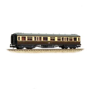 Graham Farish 374-561A N Gauge GW Hawksworth Composite Corridor Coach  GW Chocolate And Cream 7254