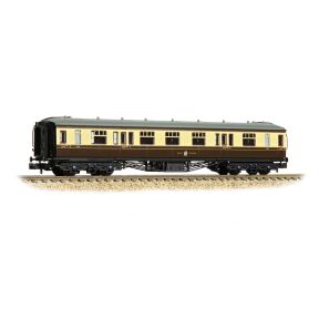 Graham Farish 374-561B N Gauge GW Hawksworth Composite Corridor Coach GW Chocolate And Cream 7257