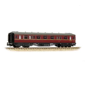 Graham Farish 374-562B N Gauge GW Hawksworth Composite Corridor Coach BR Maroon W7818W