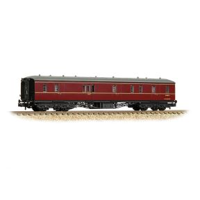 Graham Farish 374-586A N Gauge GW Hawksworth Full Brake Coach BR Maroon W318W