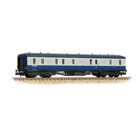 Graham Farish 374-589 N Gauge GW Hawksworth Full Brake Coach BR Departmental Blue And Grey DW150354