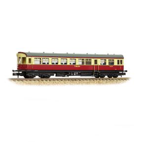 Graham Farish 374-610A N Gauge GW Hawksworth Autocoach 'Thrush' BR Crimson And Cream W220W