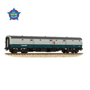 Graham Farish 374-965A N Gauge BR Mk1 NTX Ex-POT Post Office Tender Stowage BR Blue And Grey Royal Mail