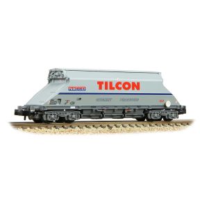 Graham Farish 377-104 N Gauge JGA Bogie Hopper with Hopper Cover Tilcon Grey NACO19184