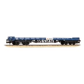 Bachmann 377-401 N Gauge BR FVV Carflat Wagon BR Blue Motorail