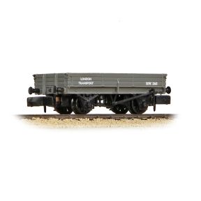 Bachmann 377-510 N Gauge 3 Plank Wagon London Transport Grey