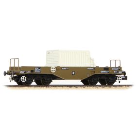 Graham Farish 377-801A N Gauge BR FNA Nuclear Flask Wagon with Flat Floor with Flask