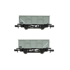 Graham Farish 378-050 N Gauge BR 24.5 Ton Mineral Wagon BR Grey B280037